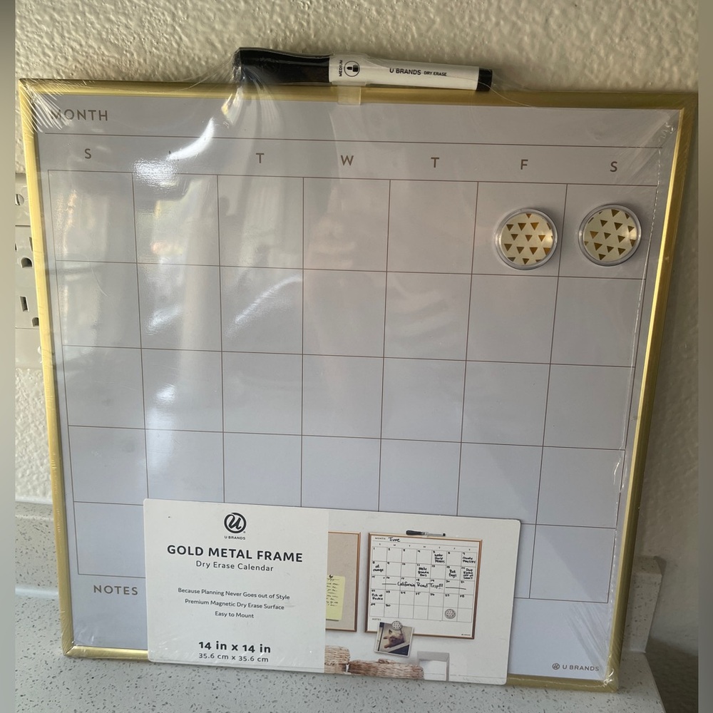 Monthly Dry Ease Calendar